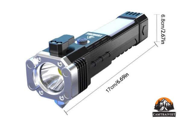 Đèn pin cắm trại đa năng 3in1 PCX159