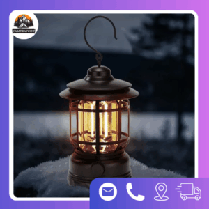Đèn cắm trại treo lều - phong cách vintage